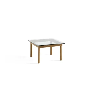 Hay Tables Basses & D'Appoint>Table Basse Kofi Chene Massif & Verre Clair - L 60 X L 60 X H 36 Cm