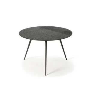 Ethnicraft Tables Basses & D'Appoint>Table Basse Luna En Mineaux - Noir - O 65 X H 41 Cm