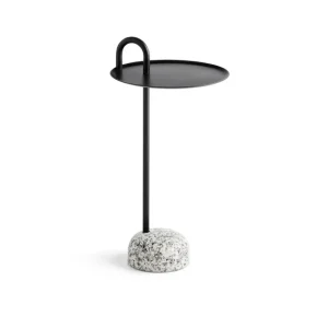 Hay Tables Basses & D'Appoint>Table D'Appoint Bowler En Acier Et Granit - Noir