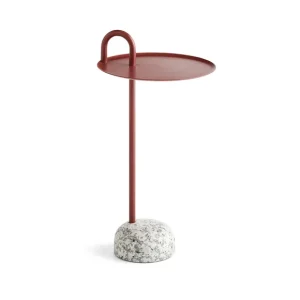 Hay Tables Basses & D'Appoint>Table D'Appoint Bowler En Acier Et Granit - Rouge