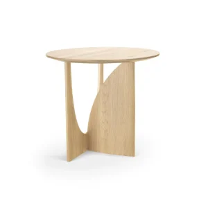 Ethnicraft Tables Basses & D'Appoint>Table D'Appoint Geometric Chene Verni - O 51 X H 50 Cm