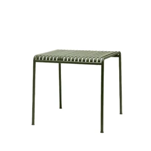 Hay Tables D'extérieur>Table Palissade - L 82,5 X P 90 X H 75 Cm - Olive