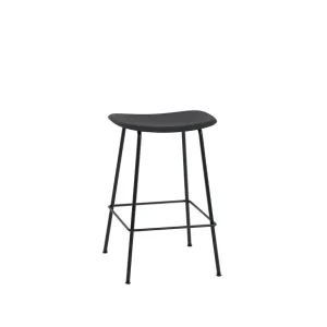 Muuto Chaises>Tabouret De Comptoir Fiber Tube Noir