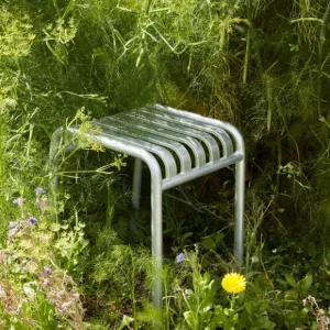 Hay Chaises>Tabouret Palissade En Acier Poudre - Gris Ciel