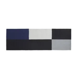 Hay Tapis>Tapis Ethan Cook Flat Works - 80 X 250 Cm - Noir Bleu