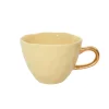 Sélectionné par Fleux Tasses & Mugs>Tasse A Cafe Good Morning En Porcelaine - Jaune Raphia