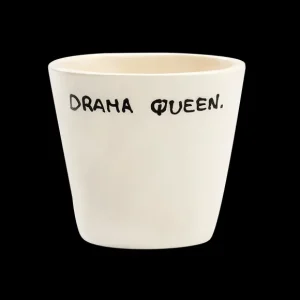 Sélectionné par Fleux Tasses & Mugs>Tasse Expresso Drama Queen - Blanc