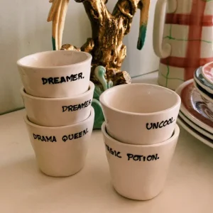 Sélectionné par Fleux Tasses & Mugs>Tasse Expresso Drama Queen - Blanc