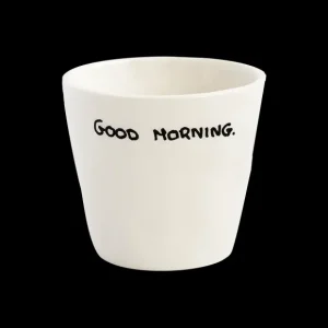 Sélectionné par Fleux Tasses & Mugs>Tasse Expresso Good Morning - Blanc