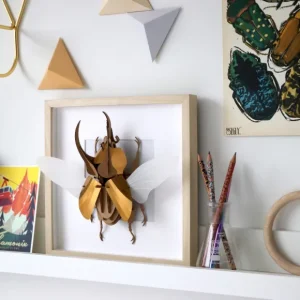 Assembli Art Mural>Trophee Origami Scarabee Atlas Dore