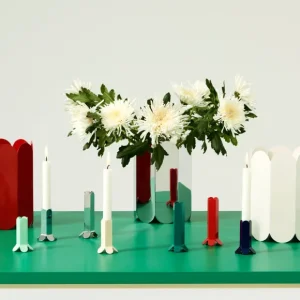 Hay Vases>Vase Arcs En Acier Rouge