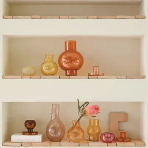 Sélectionné par Fleux Vases>Vase Quircky C En Verre Recycle Jaune