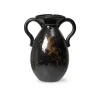 Ferm Living Vases>Vase Verso En Gres - Noir/Brun