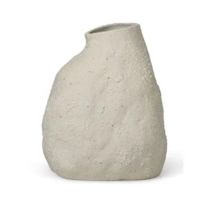 Ferm Living Vases>Vase Vulca En Gres Emaille L - Blanc