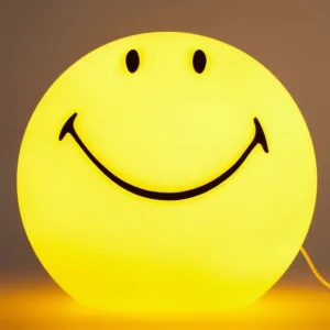 Sélectionné par Fleux Lampes De Table>Veilleuse Smiley Jaune - Star Light - ? 25 Cm