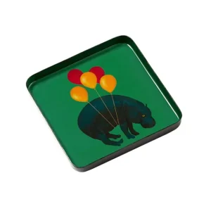 Gangzai Vide-Poches>Vide-Poche Carre Hippoballoon En Fer - 15 X 15 Cm