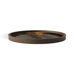 Ethnicraft Vide-Poches>Vide-Poche En Verre - Bronze Organic - O 30 Cm